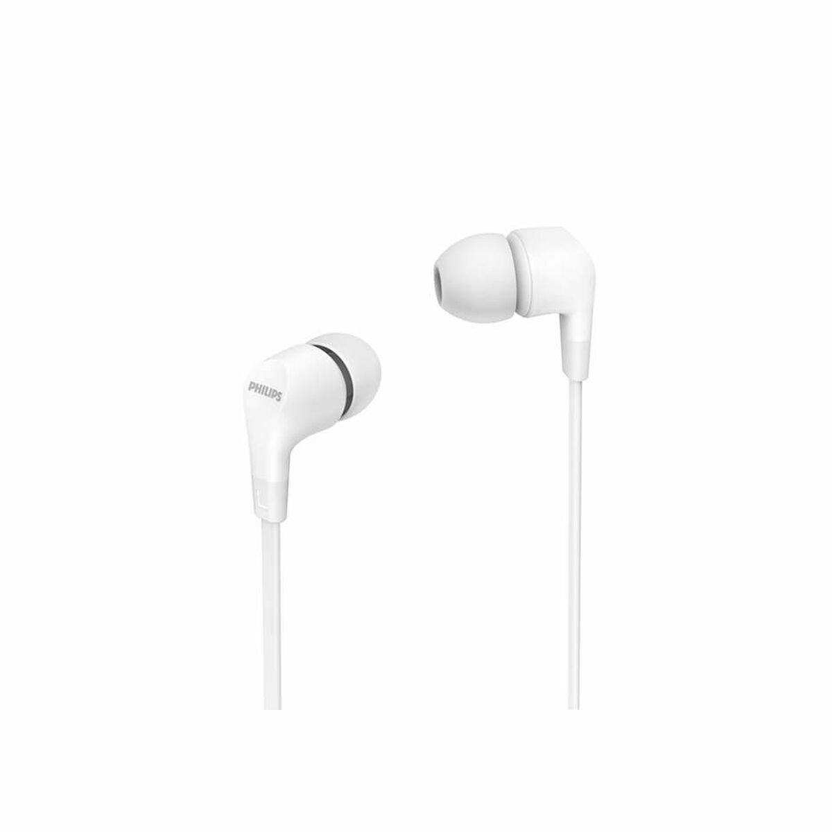 Headphones Philips TAE1105WT/00 White Silicone